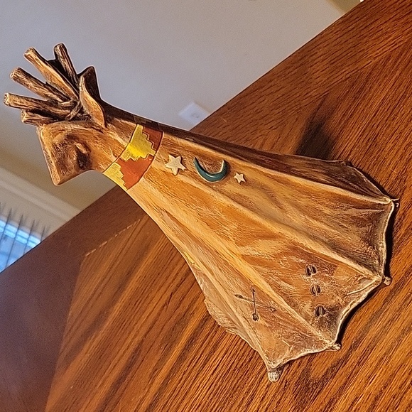 Southwest Native American Ceramic Teepee / Rattlesnake Figurine Decor Lot - Picture 5 of 10